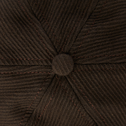 Панама Каска '22 коричневая винтаж диагональ фото 3