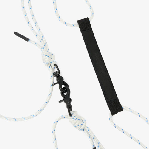 Сменный ремень Форма белый с синим пунктиром фото 2