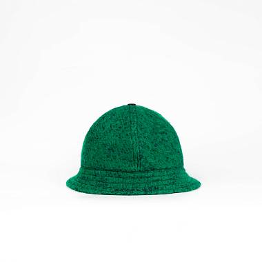 Панама Каска 22 пальтовая зеленая / синие вкрапления