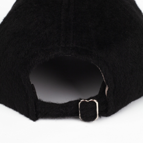 Кепка Дозорный 22 пальтовый черная Альпака Сури / шерсть фото 3