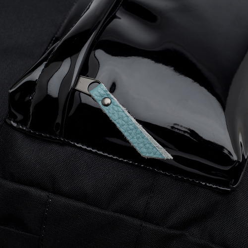 Малый бот Глэм черный / черный лак фото 8