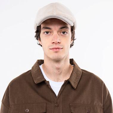 Кепка Дозорный 24 серый мех / серый флис козырек